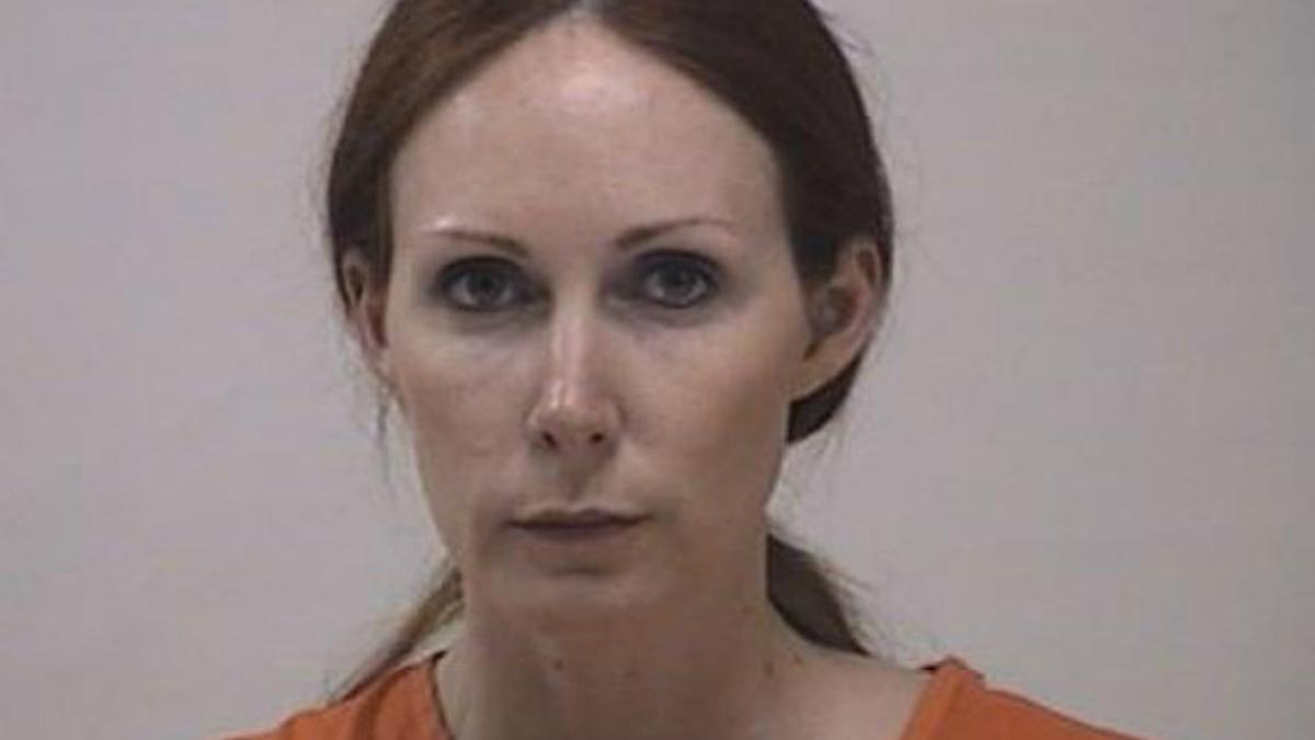 Shannon Richardson, tras su arresto.