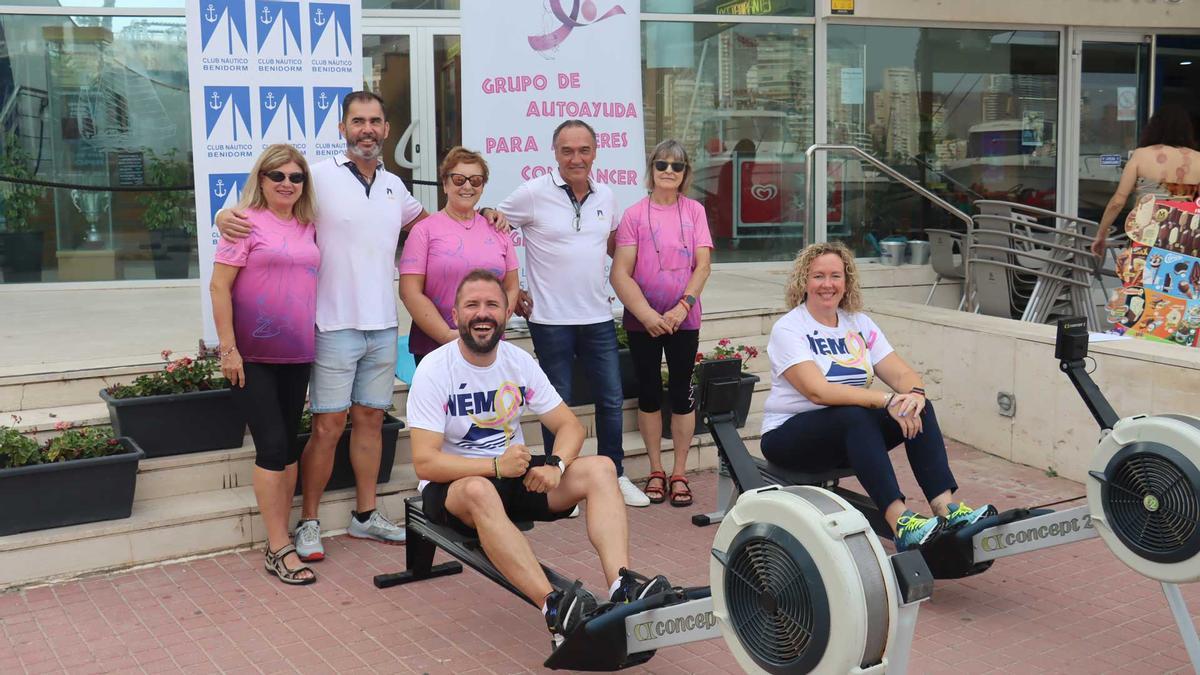 Anémona afronta el reto de remar 1.600 kilómetros en ergómetro hasta Iria Flavia