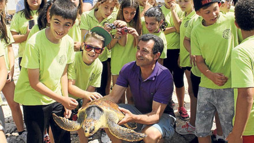 Alumnos de Llucmajor visitan Cabrera