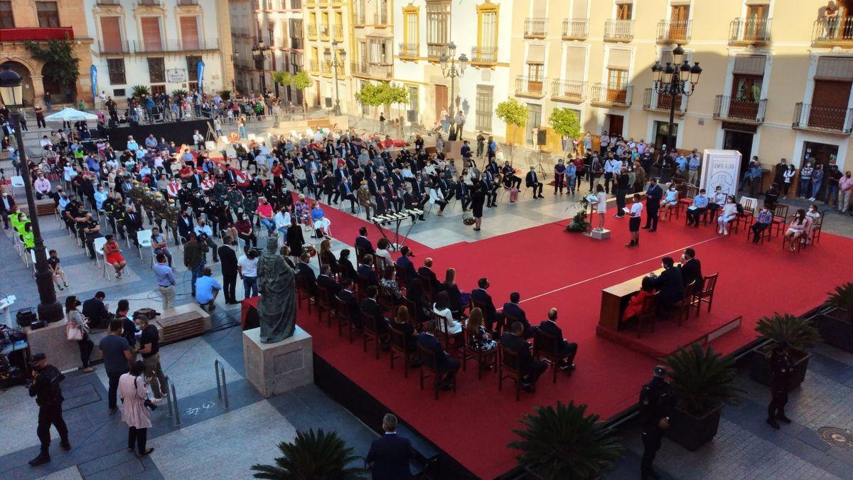 Acto institucional por el X aniversario de los terremotos de Lorca.
