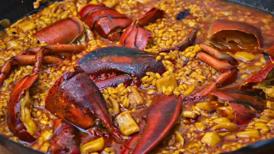 Arroz con bogavante.