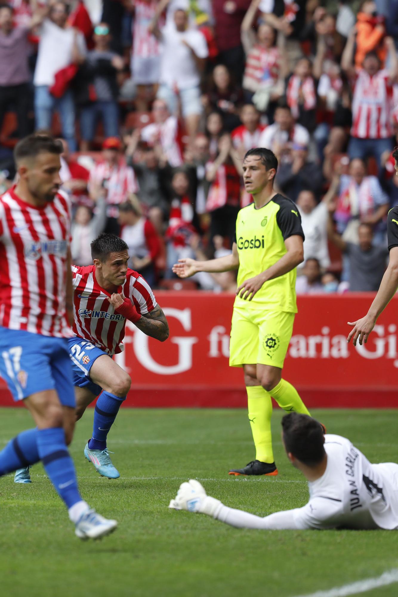 Las mejores imágenes de la victoria del Sporting ante el Girona