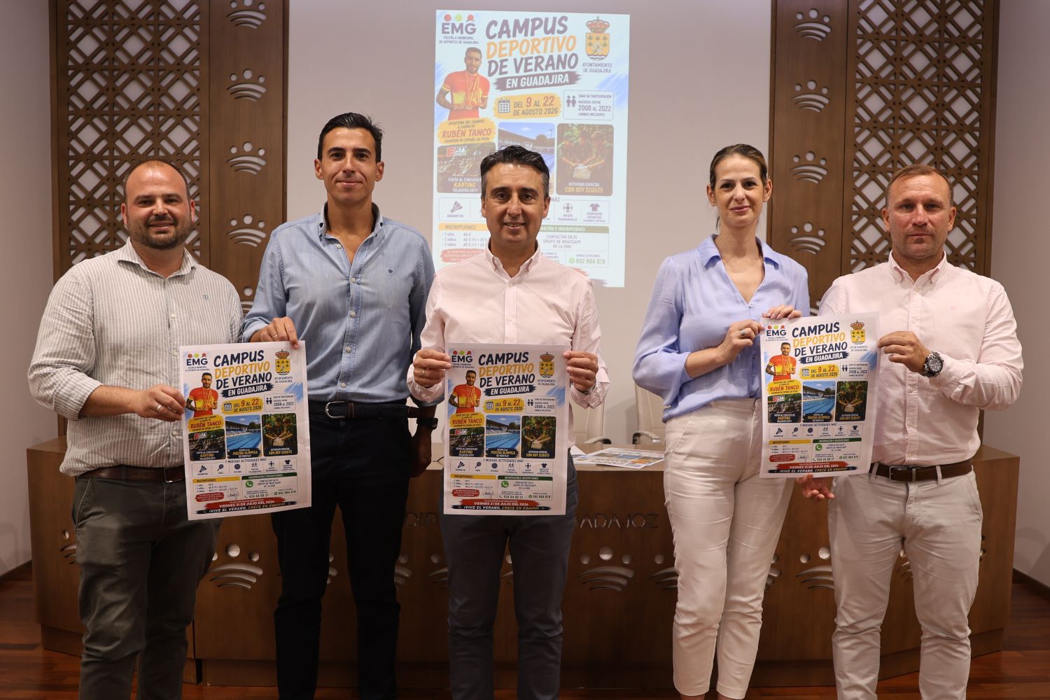 Presentación del Campus Deportivo de Verano en Guadajira.
