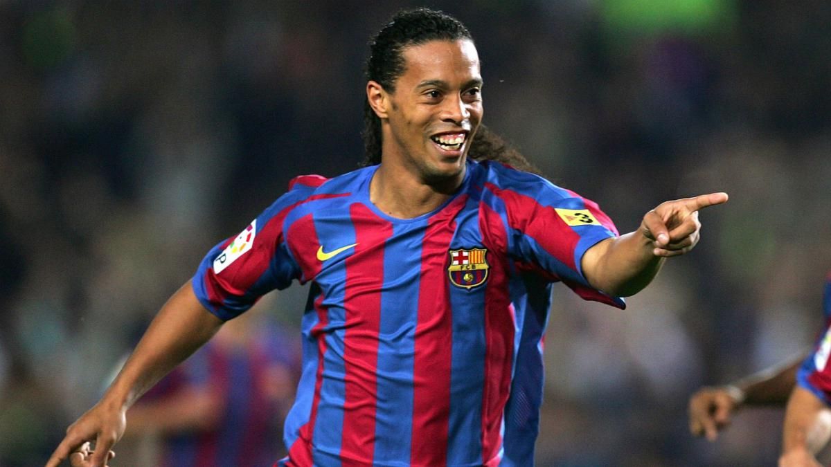 La despedida de Ronaldinho a Sergio Ramos