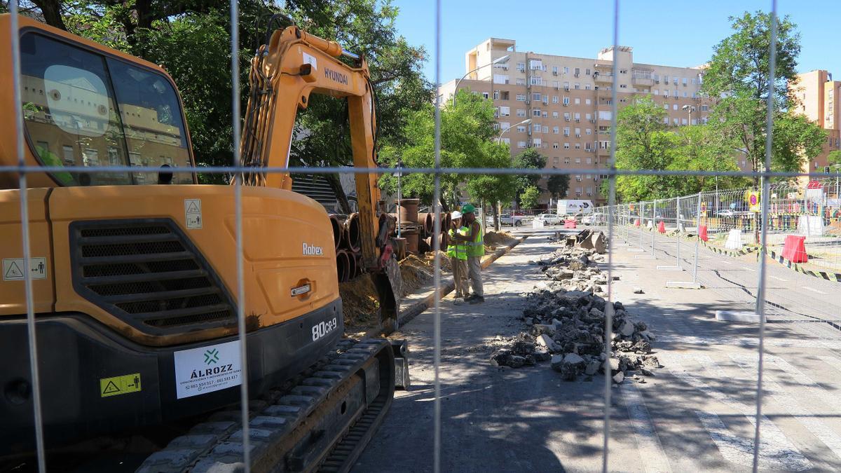 Así avanzan las obras de la línea 3 del Metro de Sevilla en Pino Montano