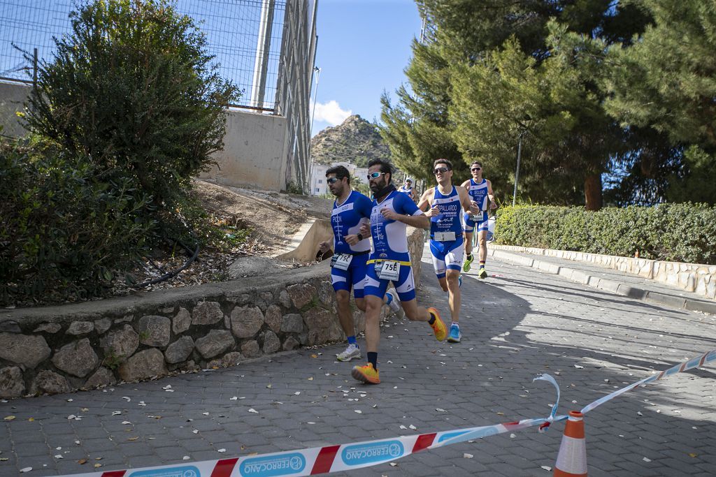 Duatlón en el campo de fútbol de Archena