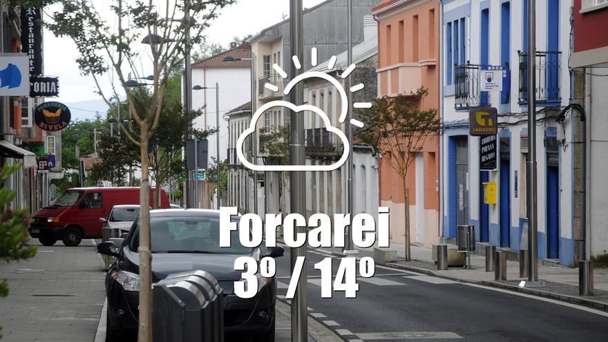 El tiempo en Forcarei: previsión meteorológica para hoy, martes 12 de marzo