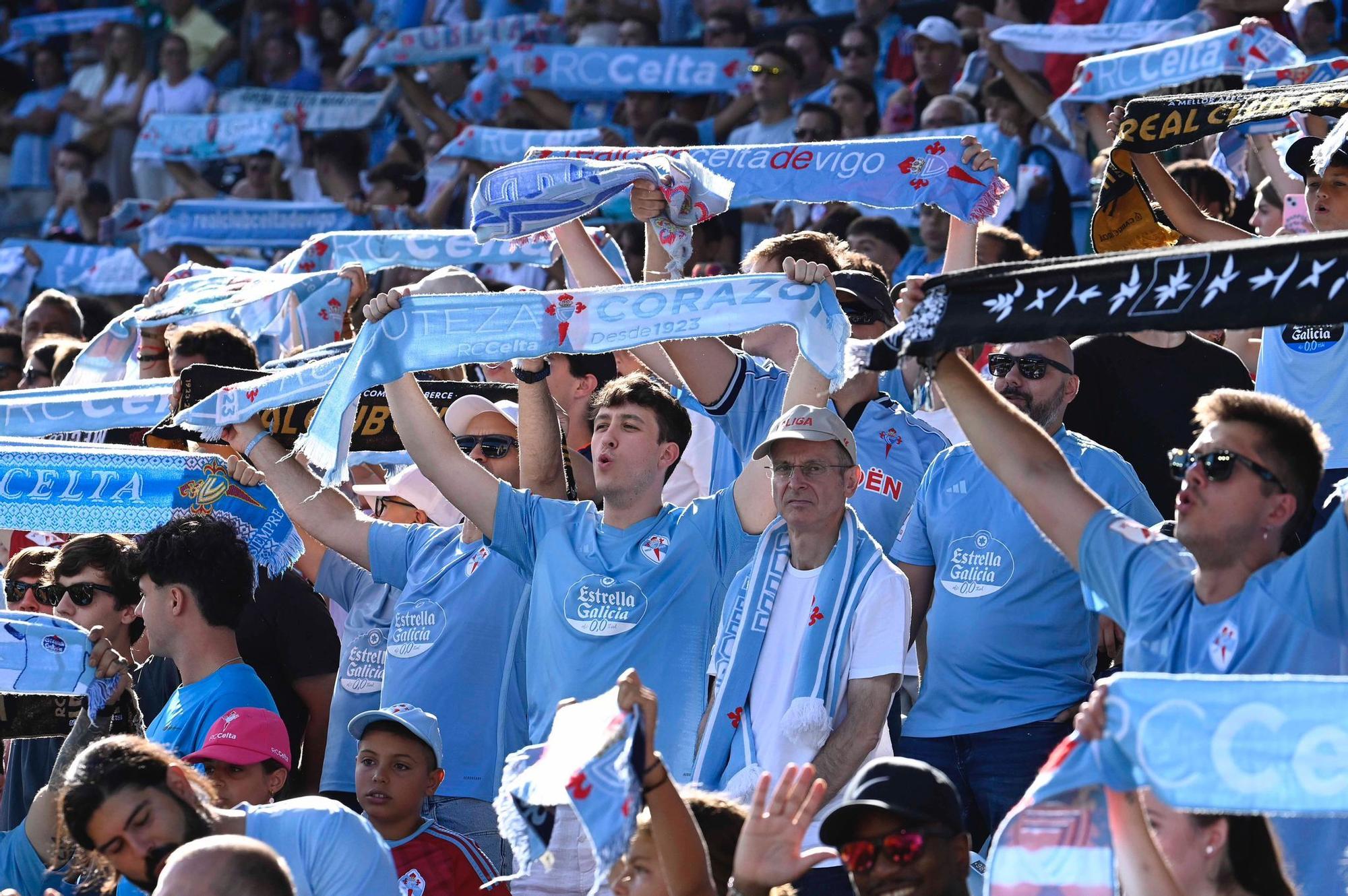 Las mejores fotografías del estreno liguero con victoria del Celta ante el Alavés