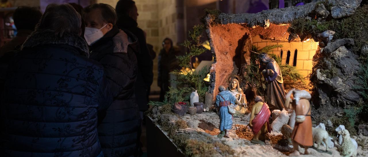 Exposición &quot;Sietes escenas de Belén&quot;, en la iglesia de San Cipriano