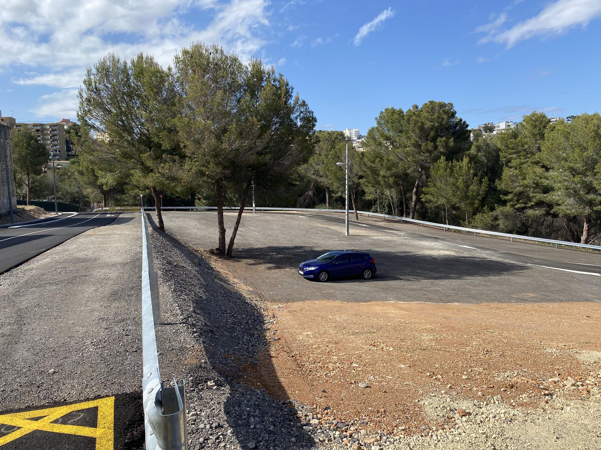 Las fotos del nuevo aparcamiento gratuito de Marivent, el parking público más grande de Palma y el menos utilizado