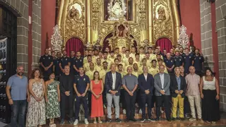 La Virgen del Pino como guardiana de la UD Las Palmas