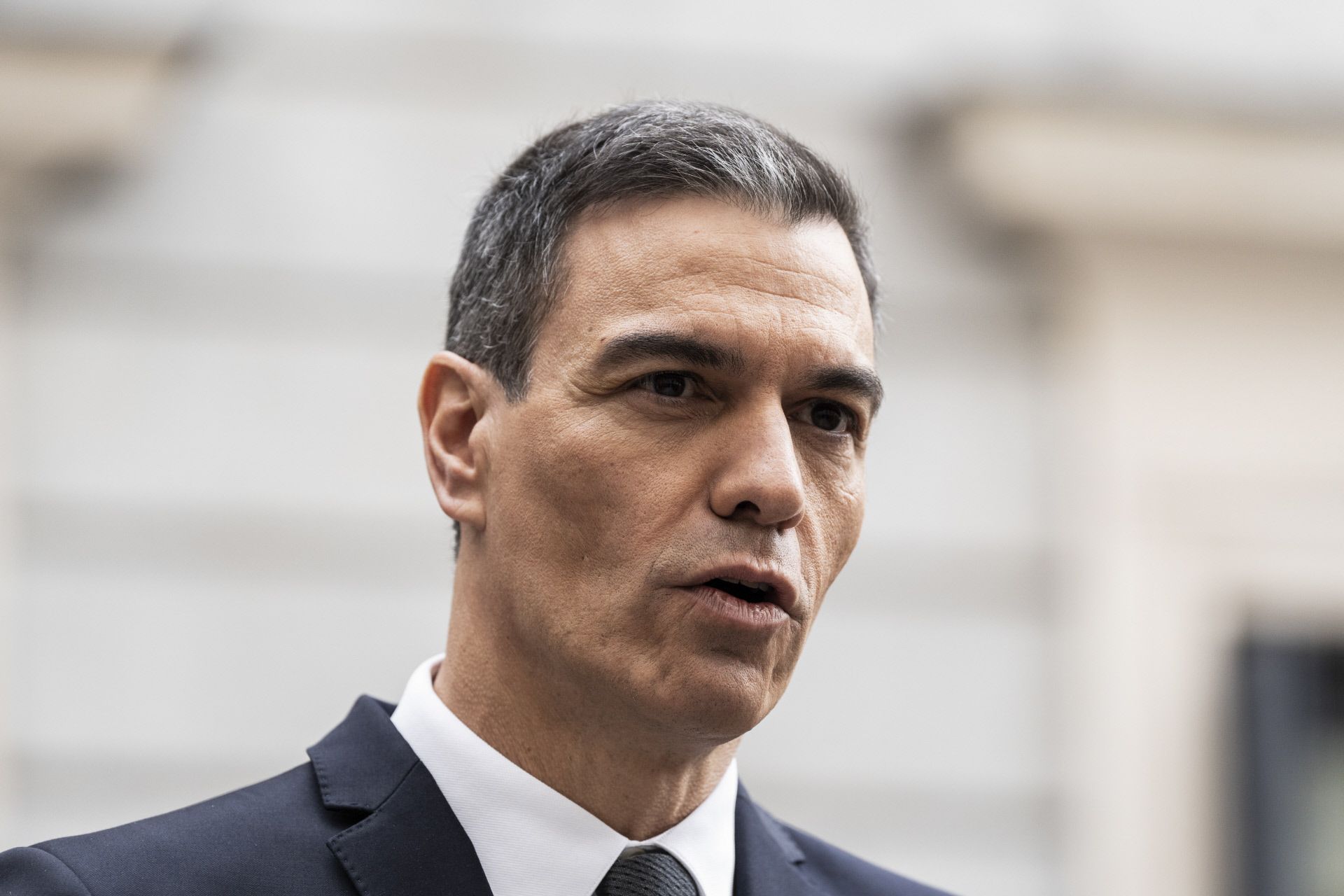 El presidente del Gobierno, Pedro Sánchez