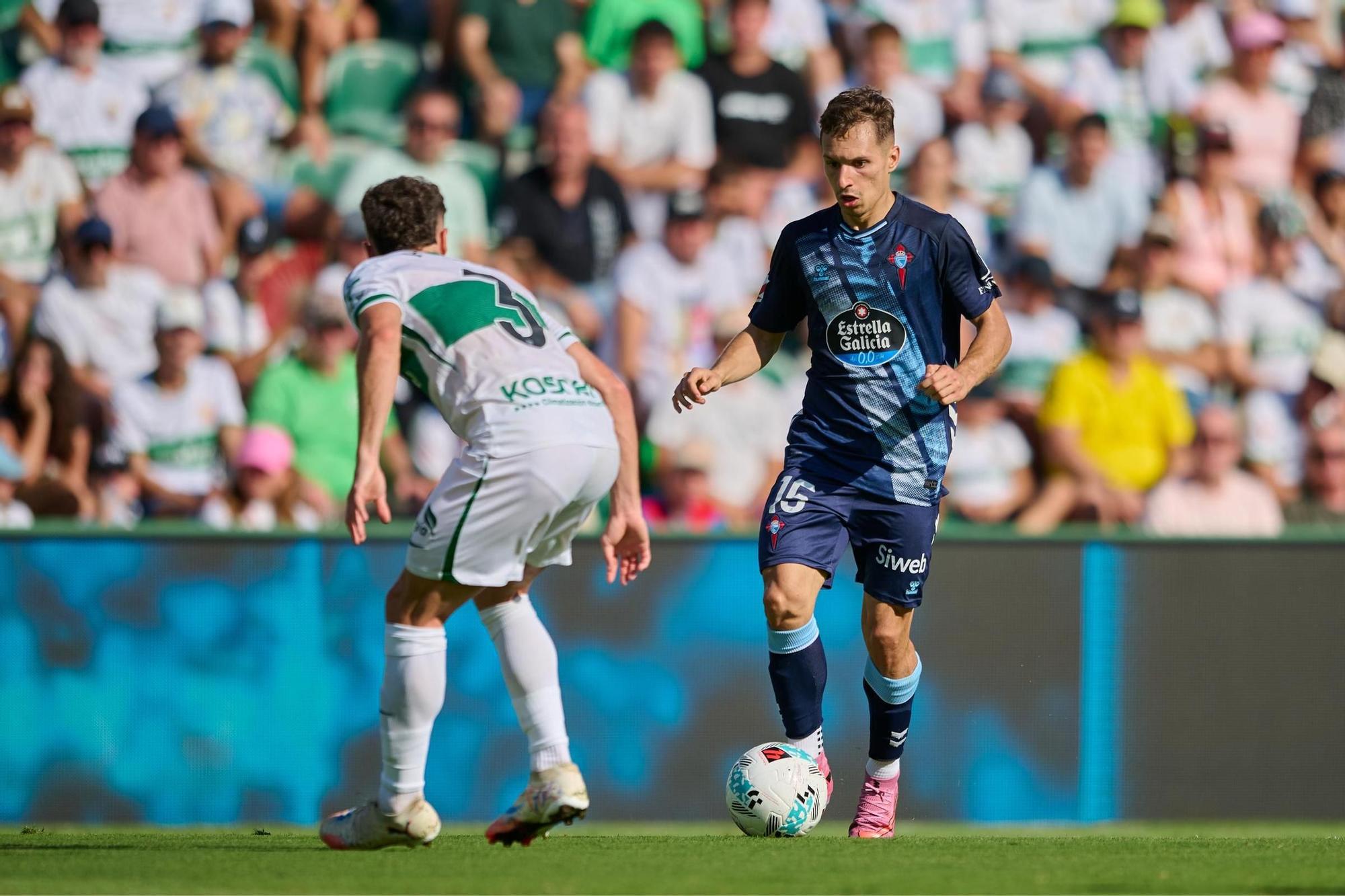 Las imágenes del Elche-Celta