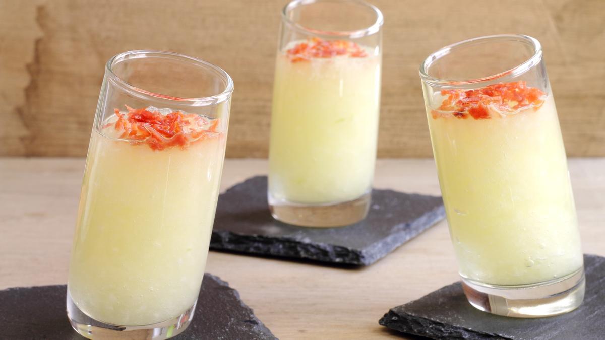 Gazpacho de melón.