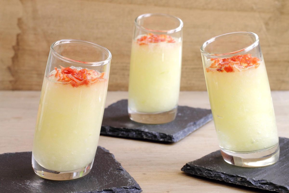 Gazpacho de melón.