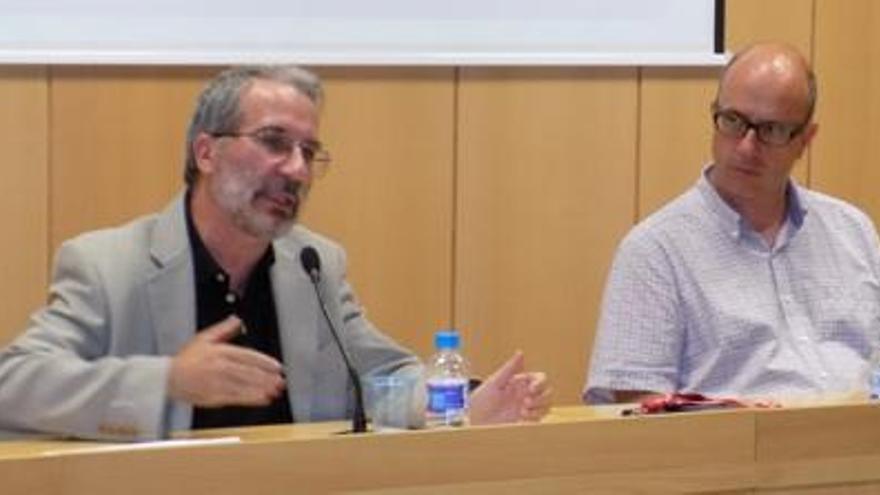 Xavier de las Heras, coordinador de l&#039;estudi, i Jordi Villà, de la UVic-UCC.