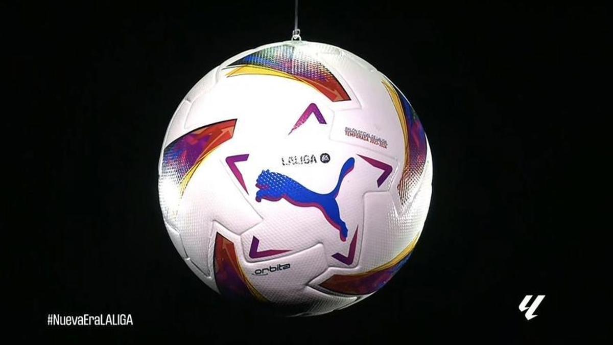 El nuevo balón de LaLiga.