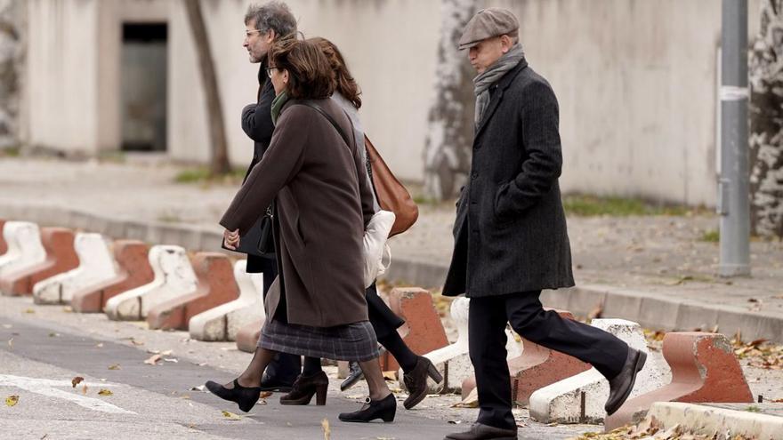 Pere, Mireia, Marta i Oleguer Pujol Ferrusola acudeixen al judici, dilluns passat a San Fernando de Henares. | JOSÉ LUIS ROCA