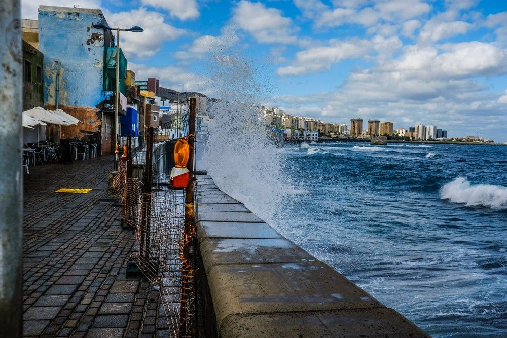 Oleaje en Las Canteras