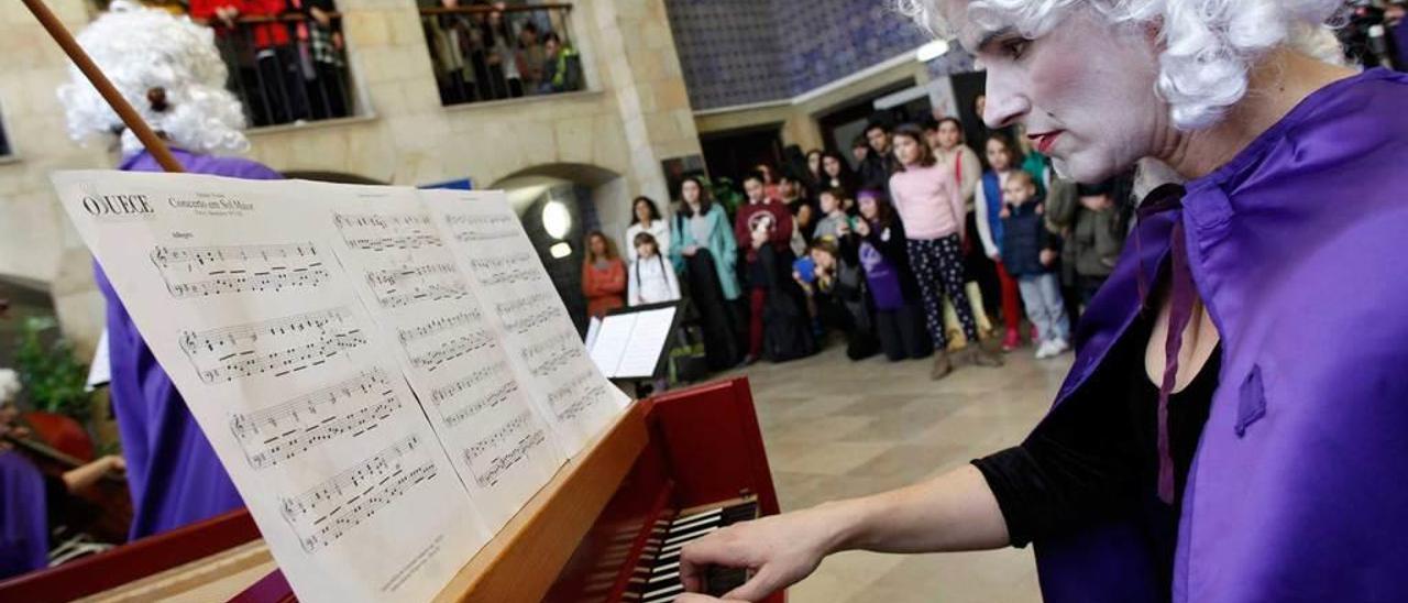 Concierto de los alumnos del Conservatorio de Música y Danza la semana pasada, con motivo del Día de la Mujer Trabajadora.