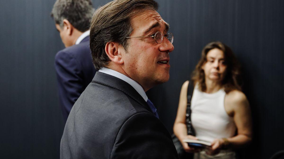 El ministro de Asuntos Exteriores, José Manuel Albares, durante la inauguración del seminario sobre la OTAN, el pasado 9 de junio de 2022 en Madrid.