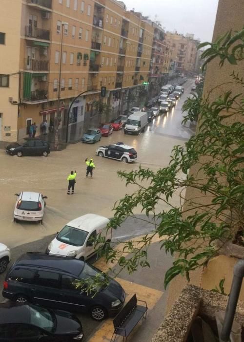 Las fuertes lluvias azotan Cieza