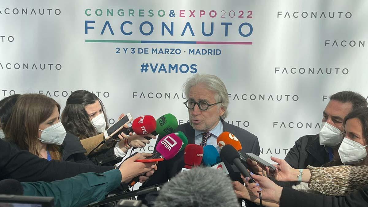 Josep Sánchez Llibre en el congreso Faconauto de Madrid. Josep Sánchez Llibre en el congreso Faconauto de Madrid.
