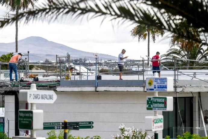 OBRAS ILEGALES CERCA DE LA CHARCA DE MASPALOMAS