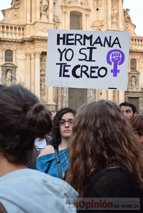 Concentración en Murcia para protestar por la sentencia a 'La Manada'