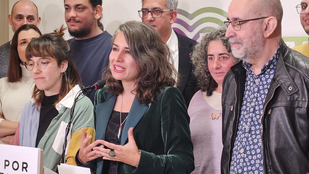 Irene de Miguel:  Vamos a ser la mayor oposición a las derechas en Extremadura 