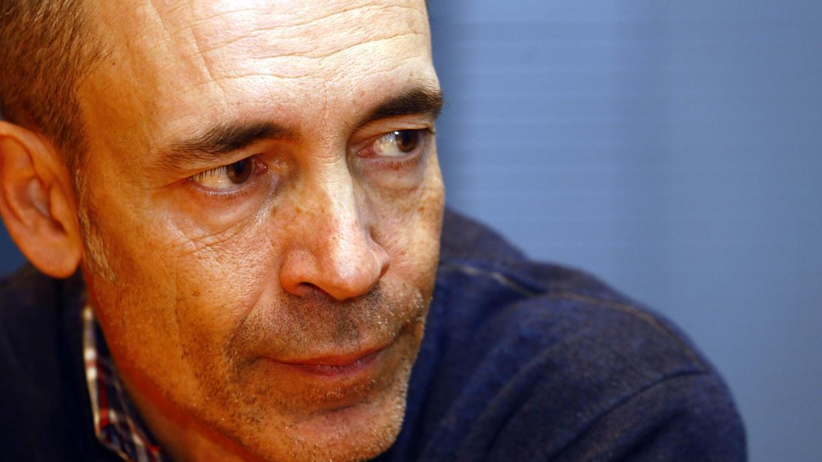 Javier Garcés, durante una entrevista concedida a este diario.