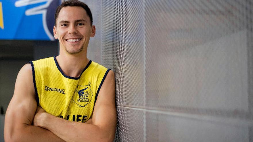 Kyle Kuric, exterior del Herbalife Gran Canaria, posa en las instalaciones del Arena en una imagen de archivo.