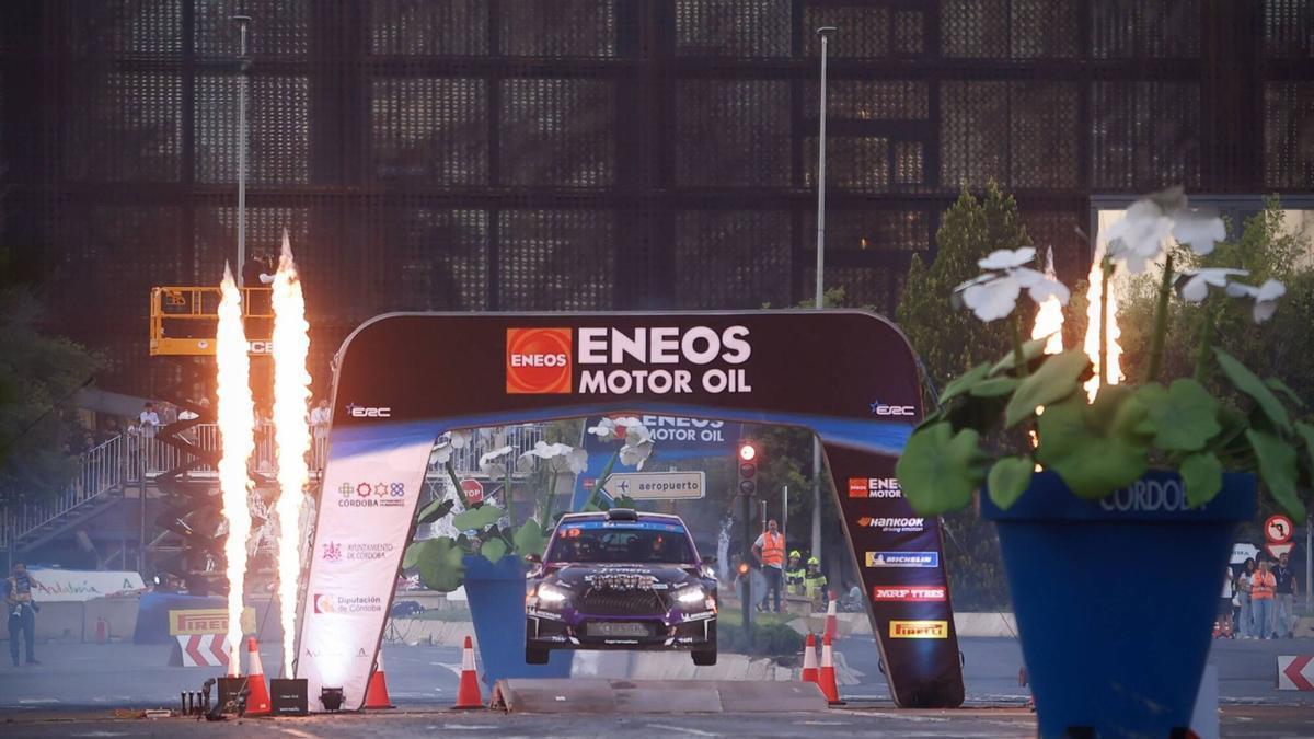 El tramo urbano del Rally Andalucía Sierra Morena