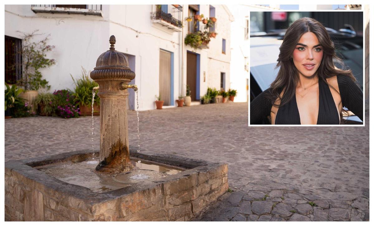 Imagen de una fuente de Aín, que acogerá a partir de ahora a Violeta Mangriñán como nueva vecina.