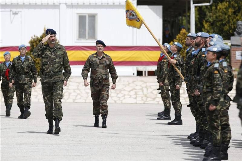 FOTOGALERÍA / Visita del Rey a la base de la Brigada de Cerro Muriano en Líbano