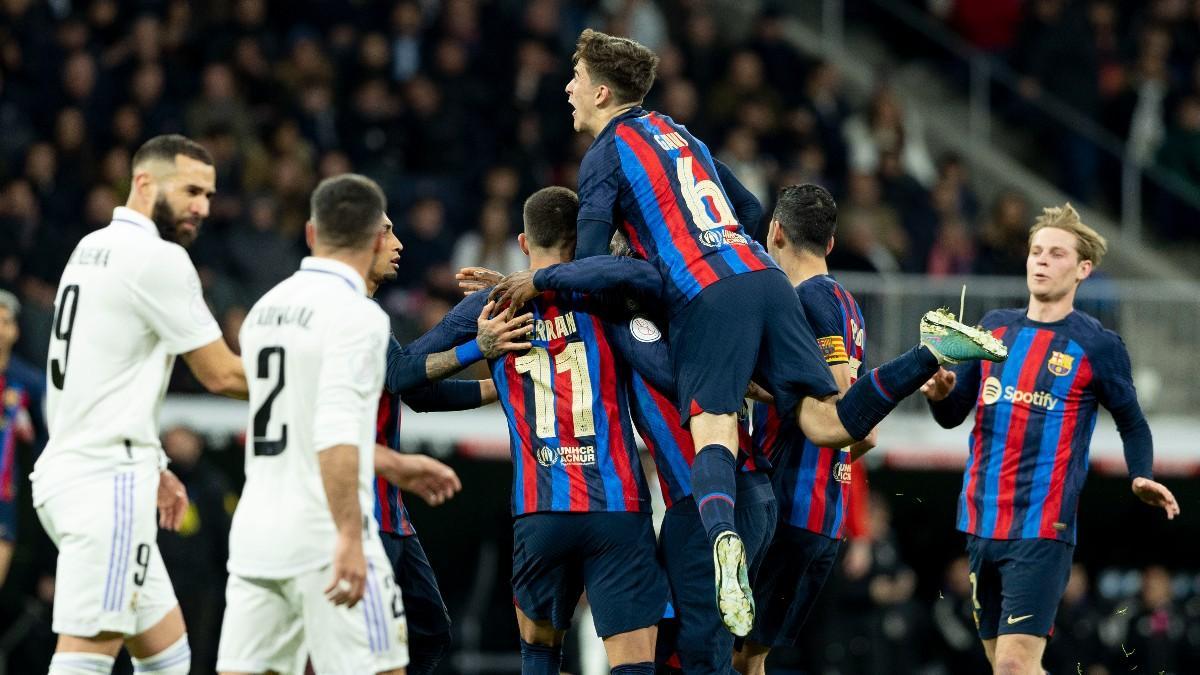 Resumen, goles y highlights del Real Madrid 0 - 1 FC Barcelona de la ida de semifinales de la Copa del Rey