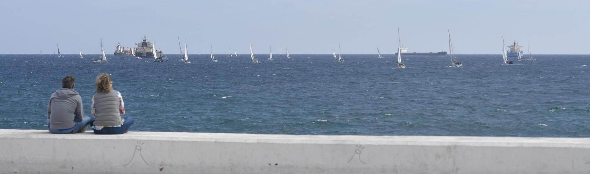 Salida de la ARC en Las Palmas de Gran Canaria