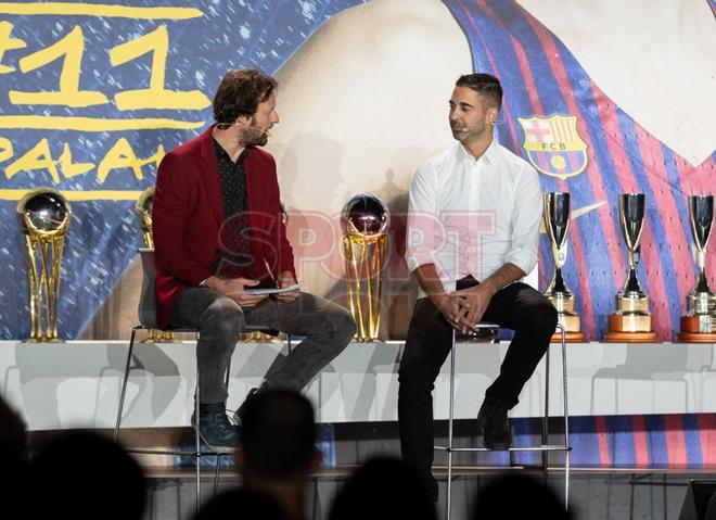 Homenaje a Juan Carlos Navarro en el Palau Blaugrana