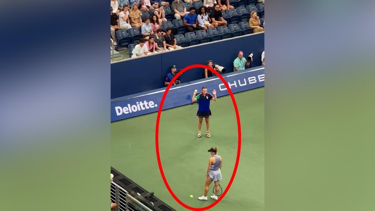 YULIA PUTINTSEVA US OPEN RECOGEPELOTAS | La tenista Yulia Putintseva abucheada por despreciar a una recogepelotas | VÍDEO