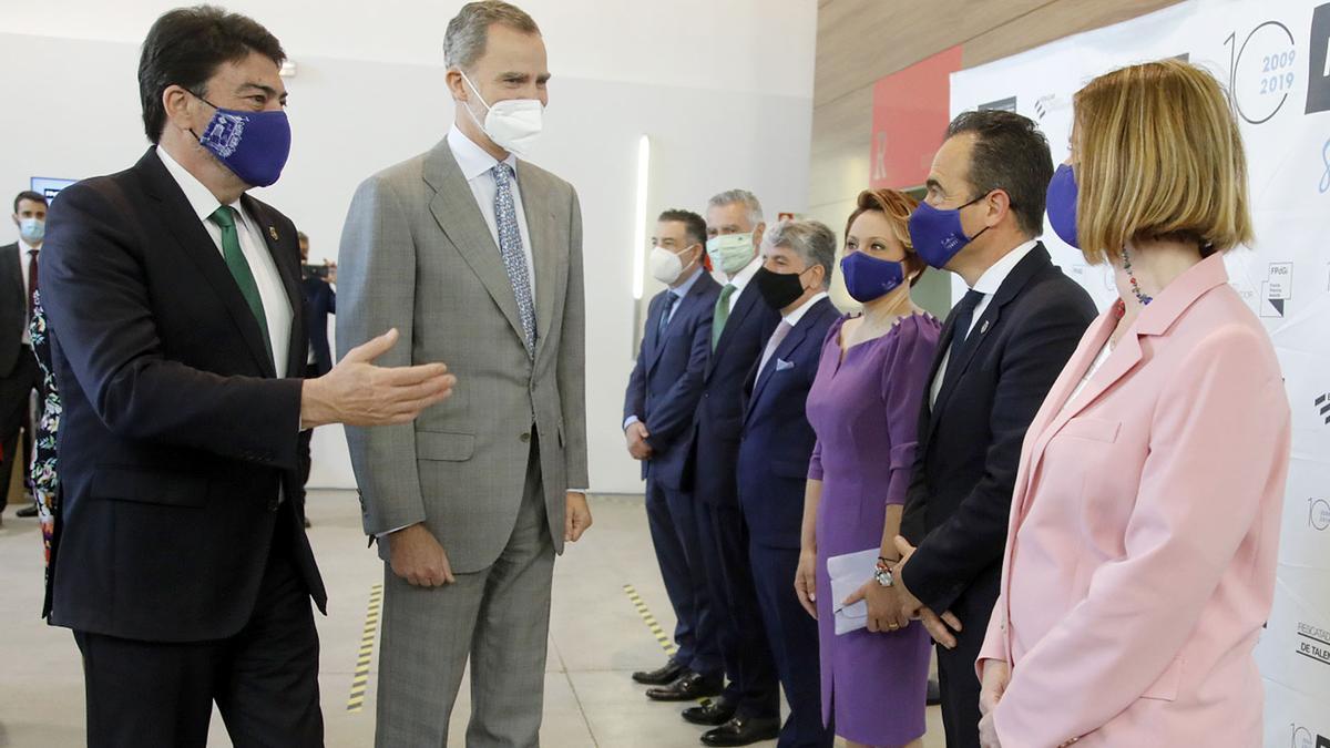 La visita del Rey Felipe VI a Las Cigarreras en Alicante