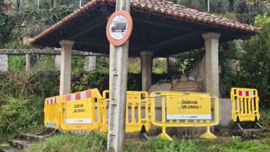 Fonte de San Miguel de Canedo, en reparación | FdV