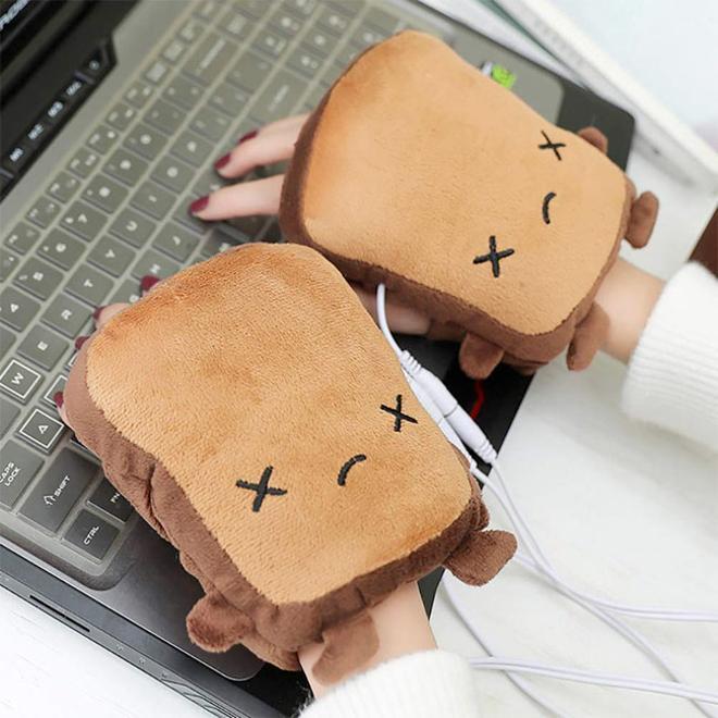 Guantes con USB para calentar las manos