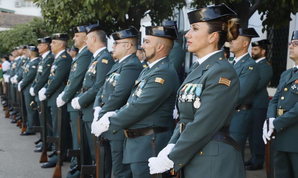 Representación 8 Apenas el 6% de los guardias civiles que hay en Córdoba son mujeres.