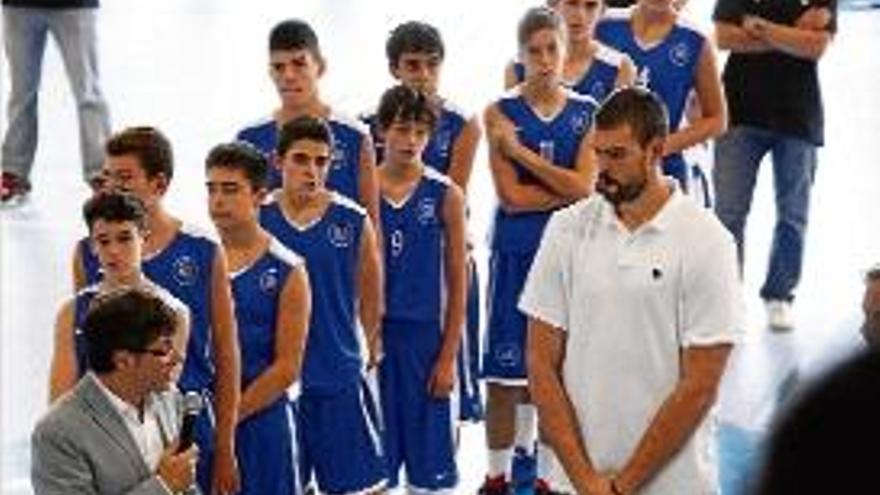 L&#039;escola de Marc Gasol té la seva seu al pavelló de Montfalgars.