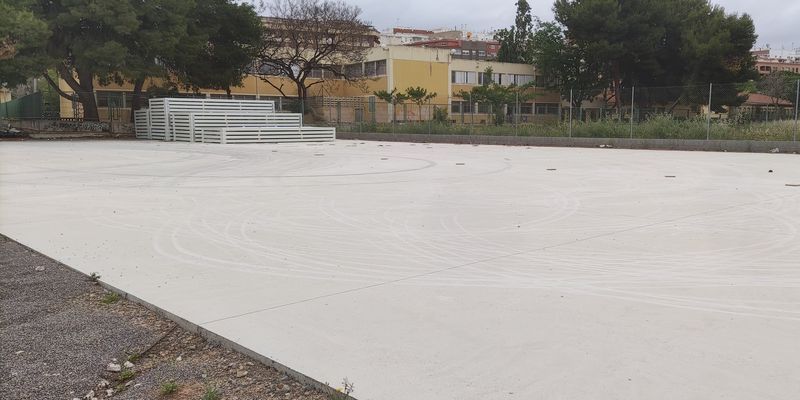 Así avanza la construcción del 'provisional' colegio Herrero de Castelló