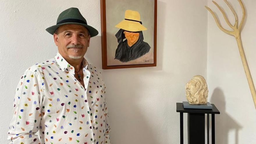 El homenaje al paisaje y al folclore ibicenco del artista Anthony Gofer