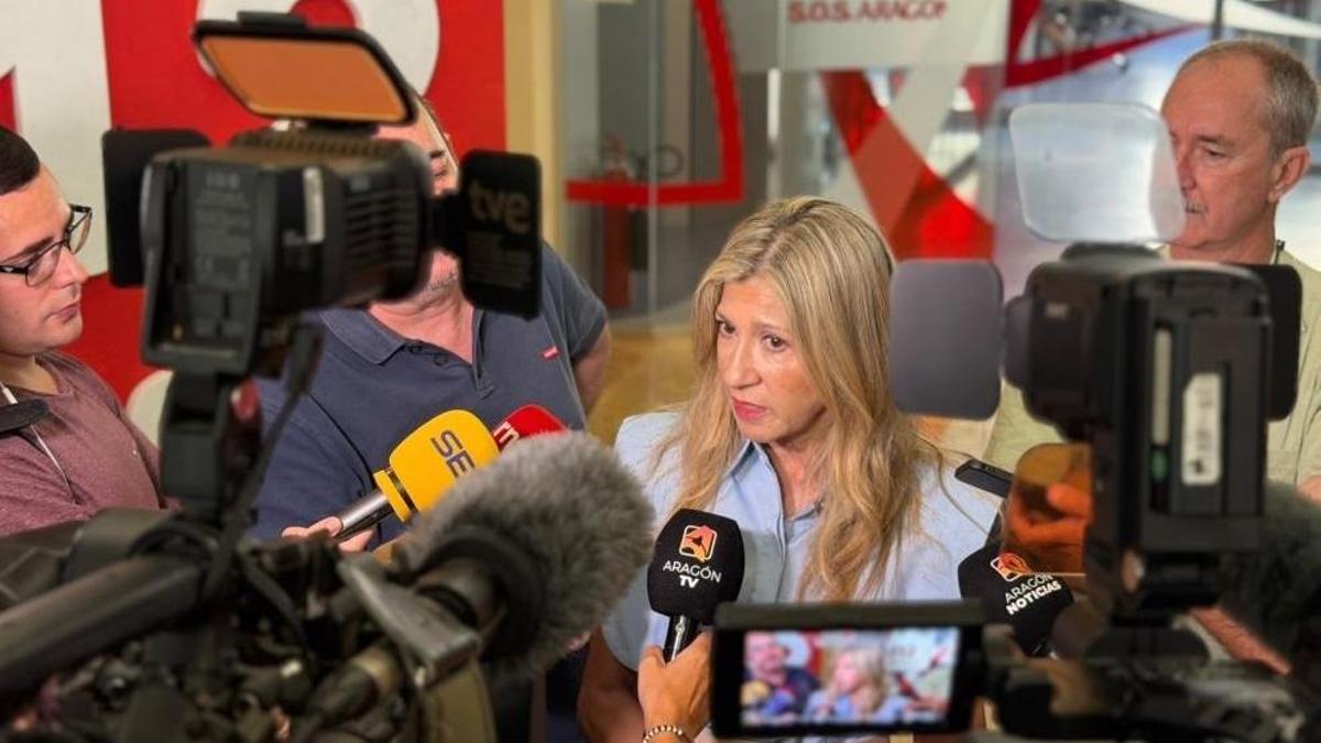 La vicepresidenta del Gobierno de Aragón, Mar Vaquero.