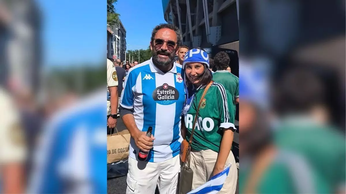El sentimiento incondicional de Andrea y su padre por el Dépor: "Nunca me he sentido tan orgullosa como estos años"