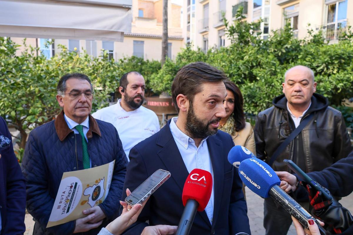 Juanfra Martínez durante la presentación.