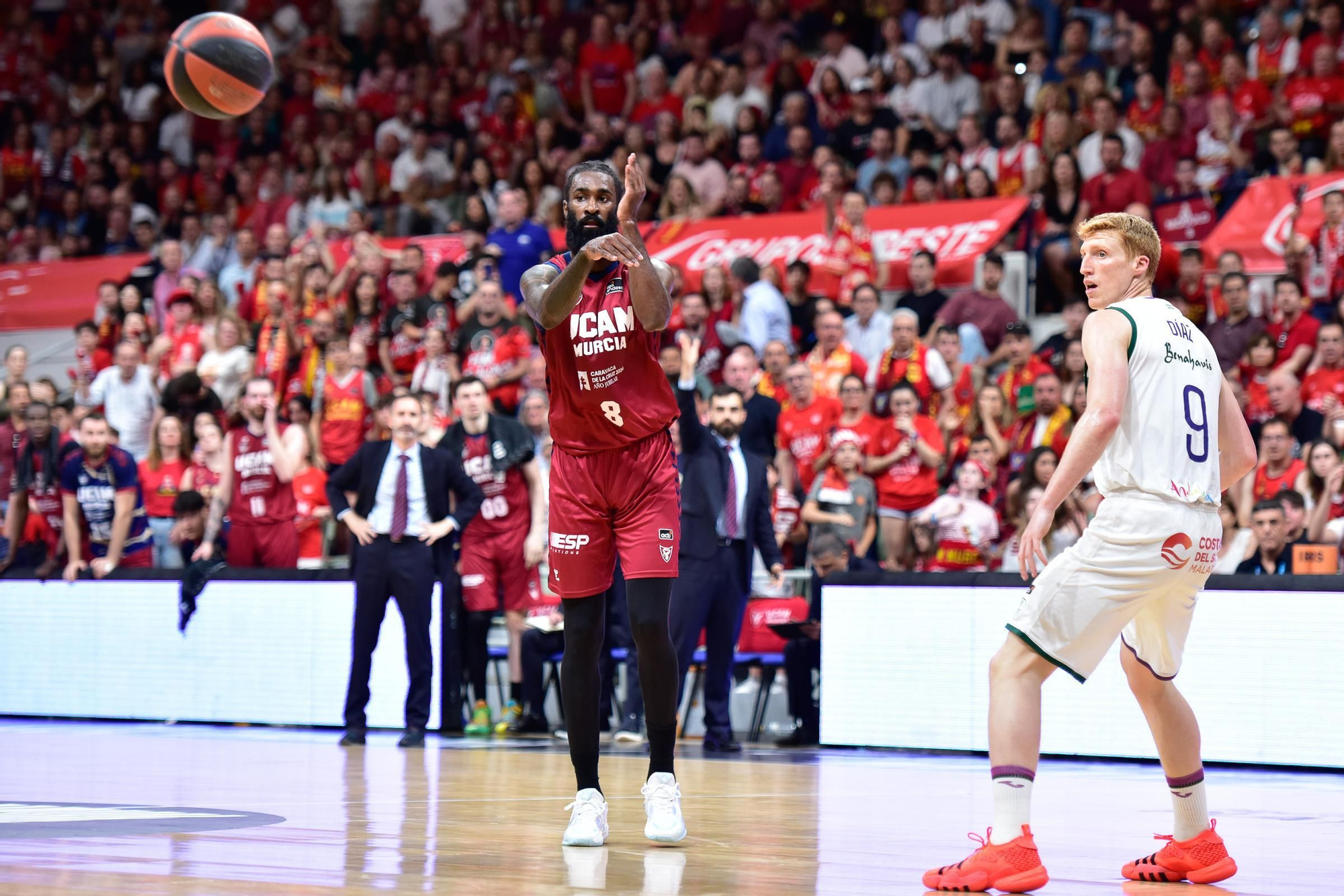 Fotos del tercer partido de semifinales de la Liga Endesa: UCAM Murcia - Unicaja